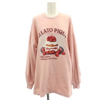 ジェラートピケ(gelato pique)のジェラートピケ 22AW HIGHCALORIEプリントロンT ルームウェア F(パジャマ)