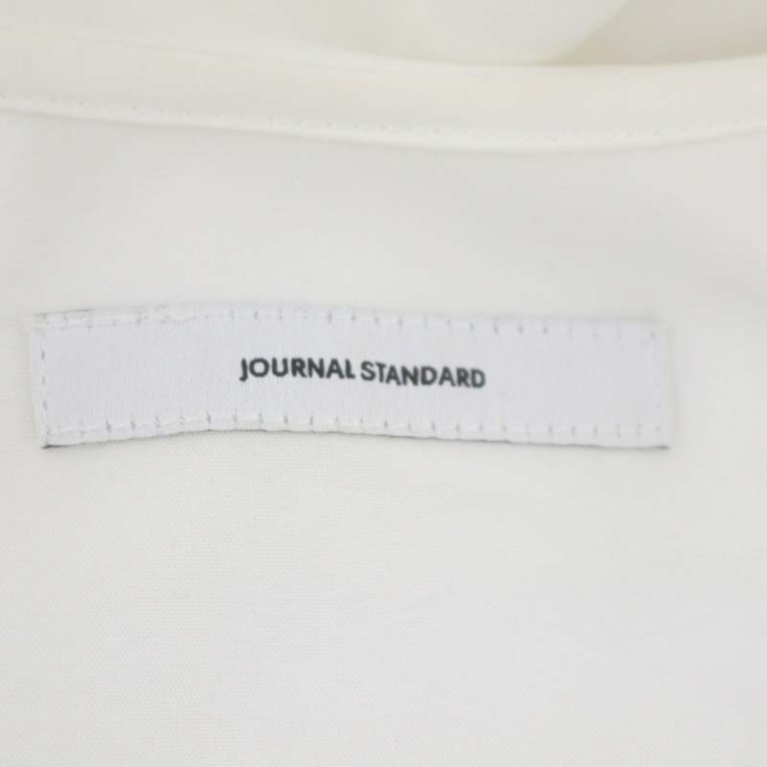 JOURNAL STANDARD(ジャーナルスタンダード)のジャーナルスタンダード シルキークロスフリルブラウス 長袖 プルオーバー F 白 レディースのトップス(シャツ/ブラウス(長袖/七分))の商品写真