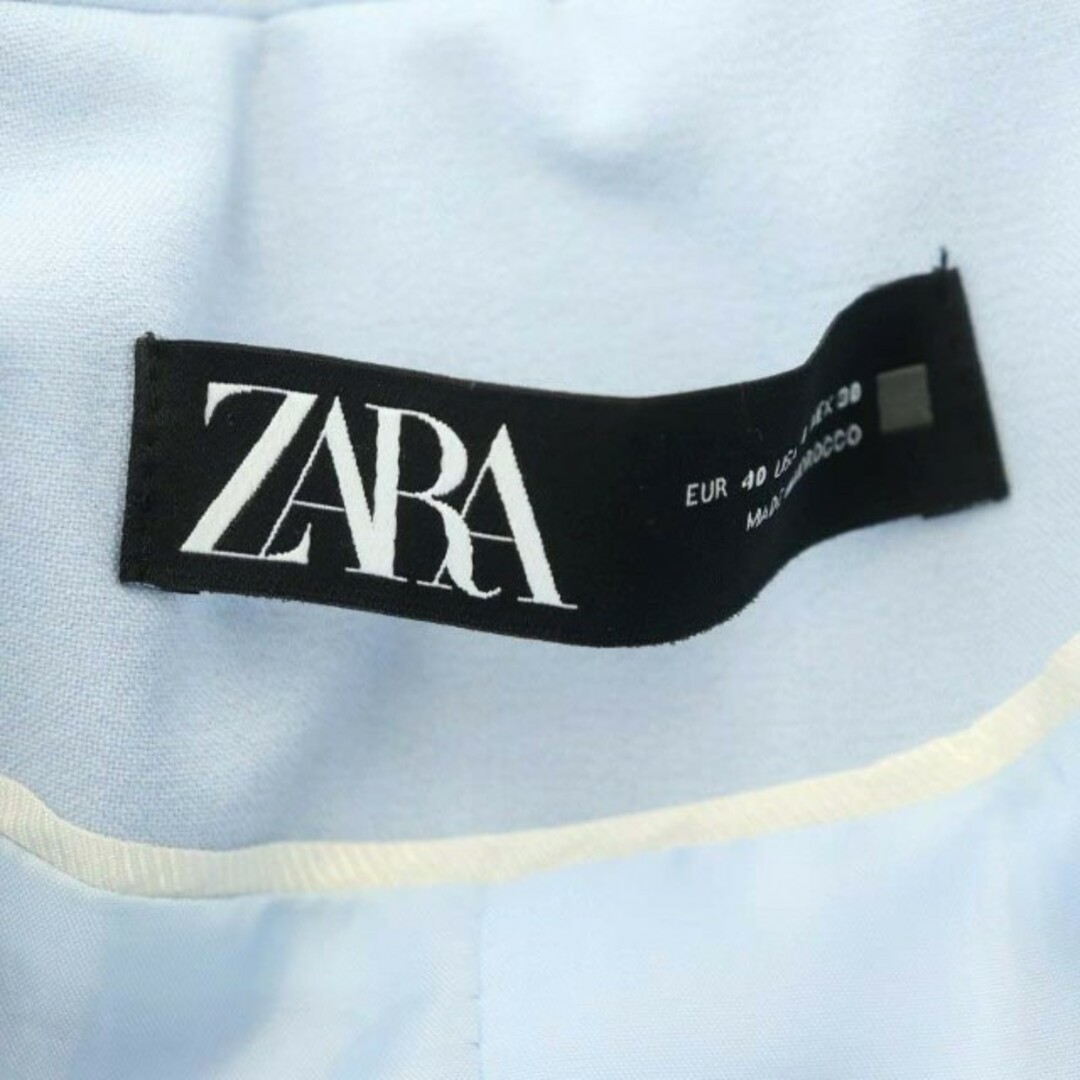 ZARA(ザラ)のザラ ZARA ジャケット テーラード 薄手 40 水色 ライトブルー レディースのジャケット/アウター(その他)の商品写真