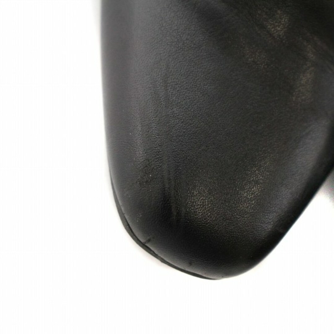 other(アザー)のユニティ ストレッチショートブーツ チャンキーヒール 24.5㎝ 黒 ブラック レディースの靴/シューズ(ブーツ)の商品写真