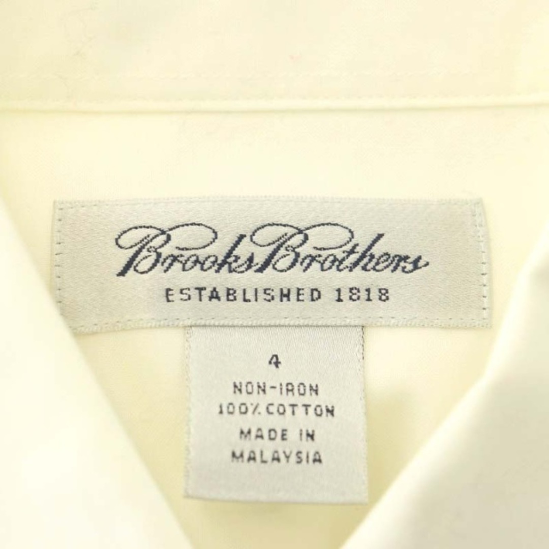 Brooks Brothers(ブルックスブラザース)のブルックスブラザーズ シャツ ブラウス 長袖 前開き コットン 4 白 ホワイト レディースのトップス(シャツ/ブラウス(長袖/七分))の商品写真