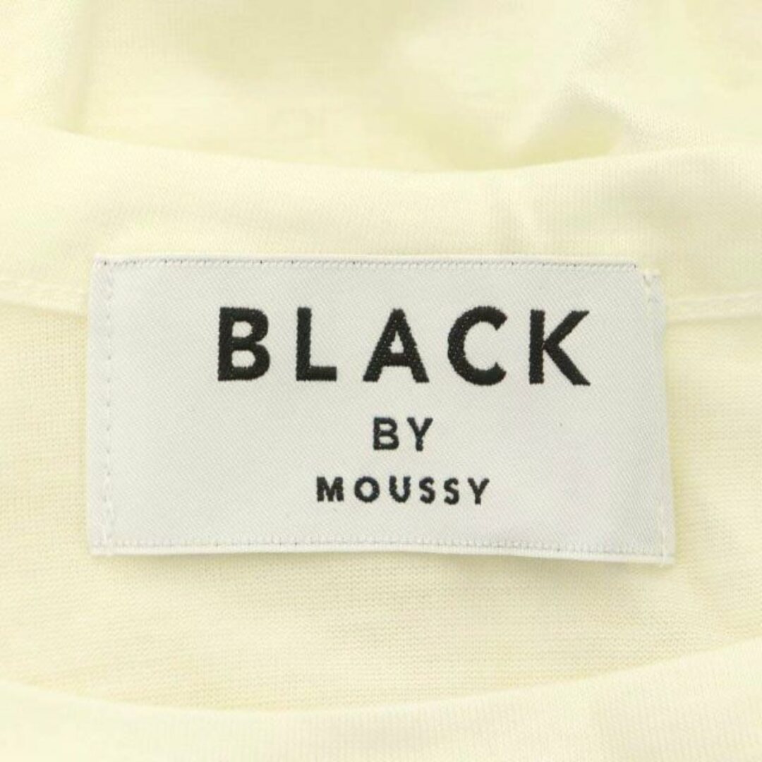 BLACK by moussy(ブラックバイマウジー)のブラック バイ マウジー slit loose cut tops Tシャツ F レディースのトップス(Tシャツ(長袖/七分))の商品写真