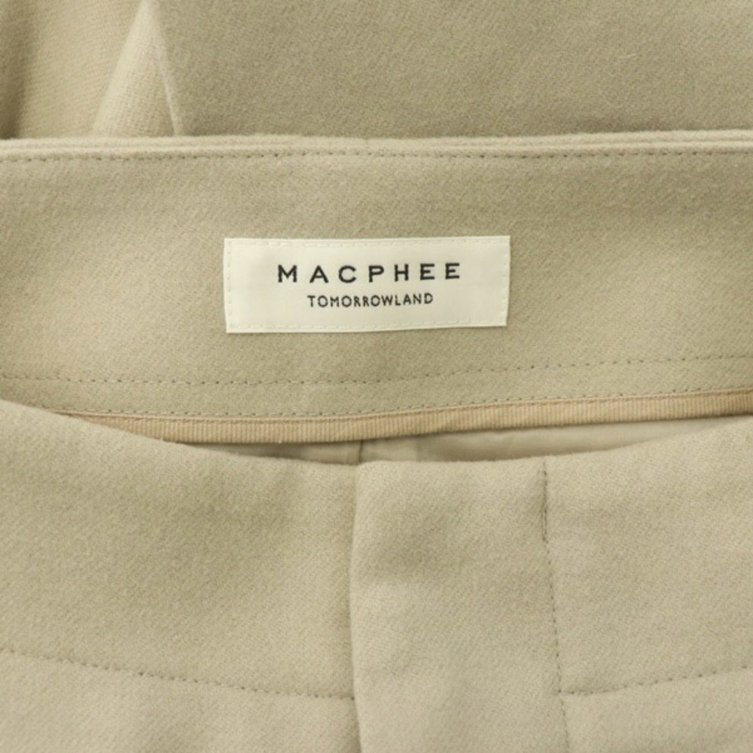 MACPHEE(マカフィー)のマカフィー 19AW ウールフランネル トラペーズスカート ロング タイト 36 レディースのスカート(ロングスカート)の商品写真