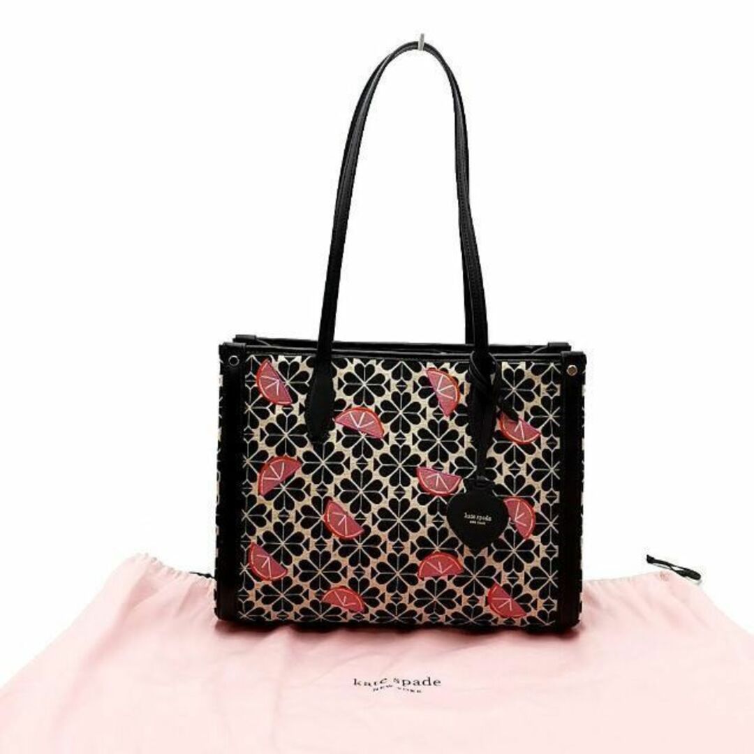 kate spade new york(ケイトスペードニューヨーク)の超美品 ケイトスペード トートバッグ フラワージャカード 03-22112705 レディースのバッグ(トートバッグ)の商品写真