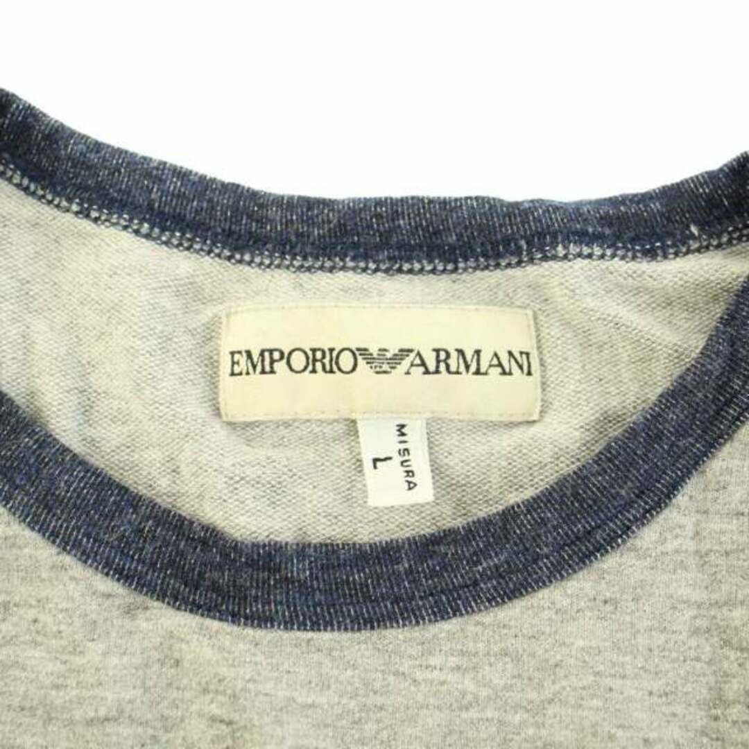 Emporio Armani(エンポリオアルマーニ)のEMPORIO ARMANI EMPORIO DENIM BLUE Tシャツ L メンズのトップス(Tシャツ/カットソー(半袖/袖なし))の商品写真