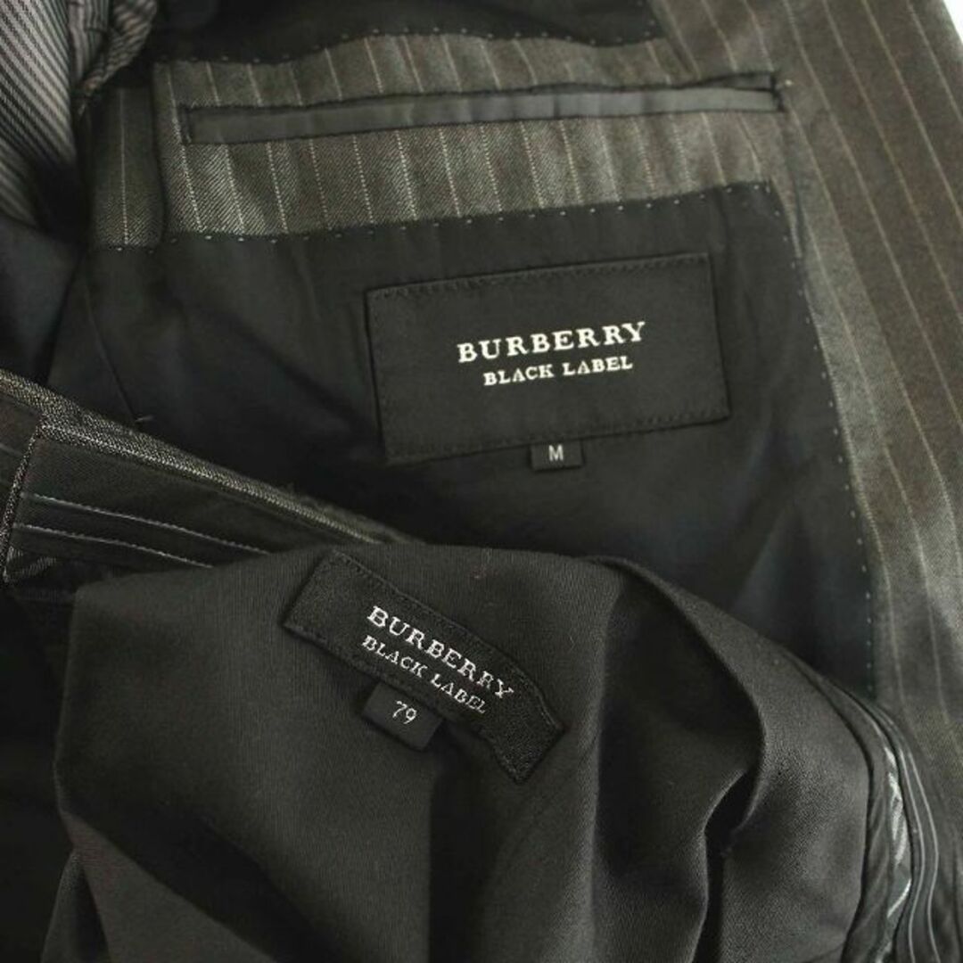 BURBERRY BLACK LABEL(バーバリーブラックレーベル)のバーバリーブラックレーベル シングルスーツ セットアップ パンツ M グレー メンズのスーツ(スーツジャケット)の商品写真