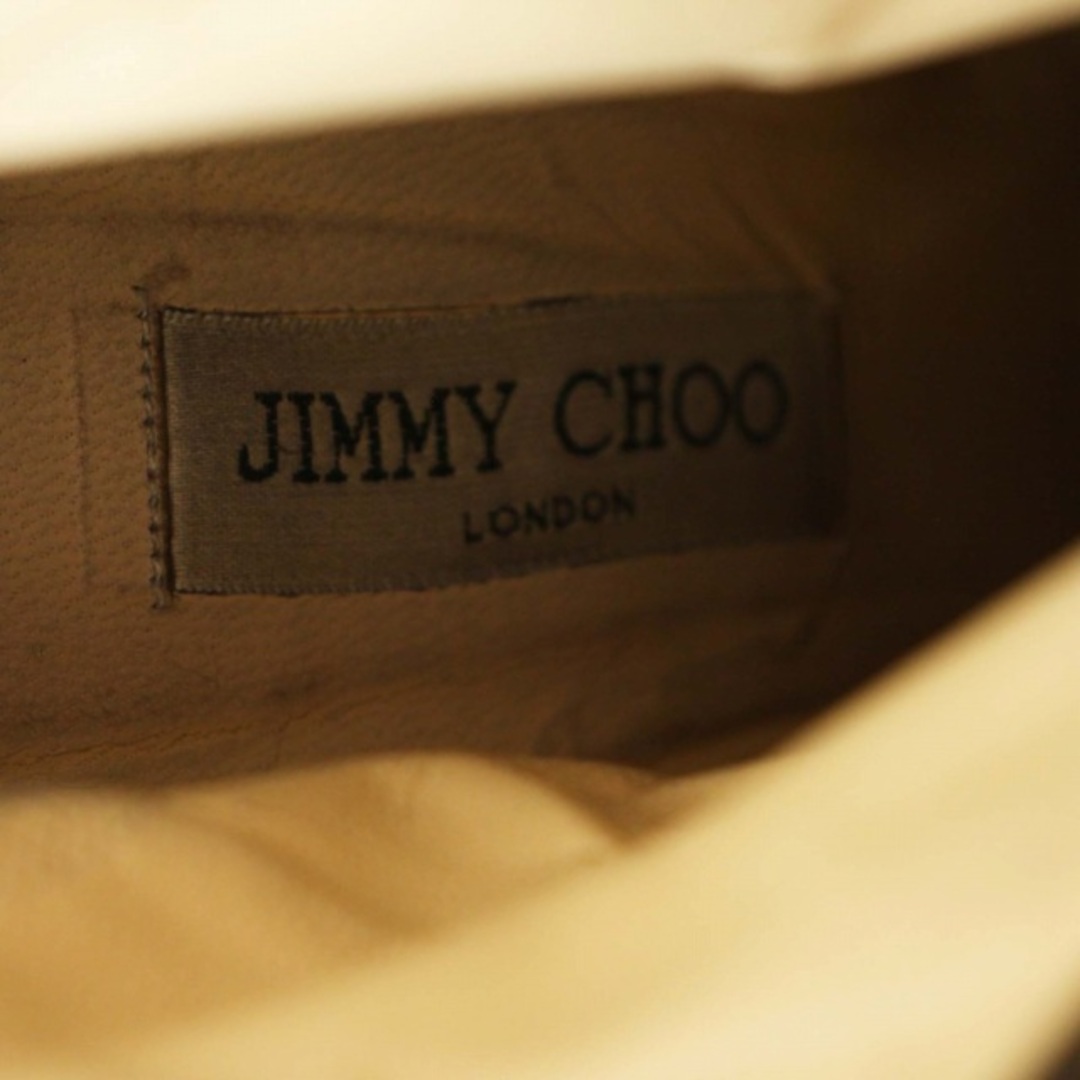 JIMMY CHOO(ジミーチュウ)のジミーチュウ ブーティ ショートブーツ ハイヒール 25㎝ 茶 レディースの靴/シューズ(ブーツ)の商品写真