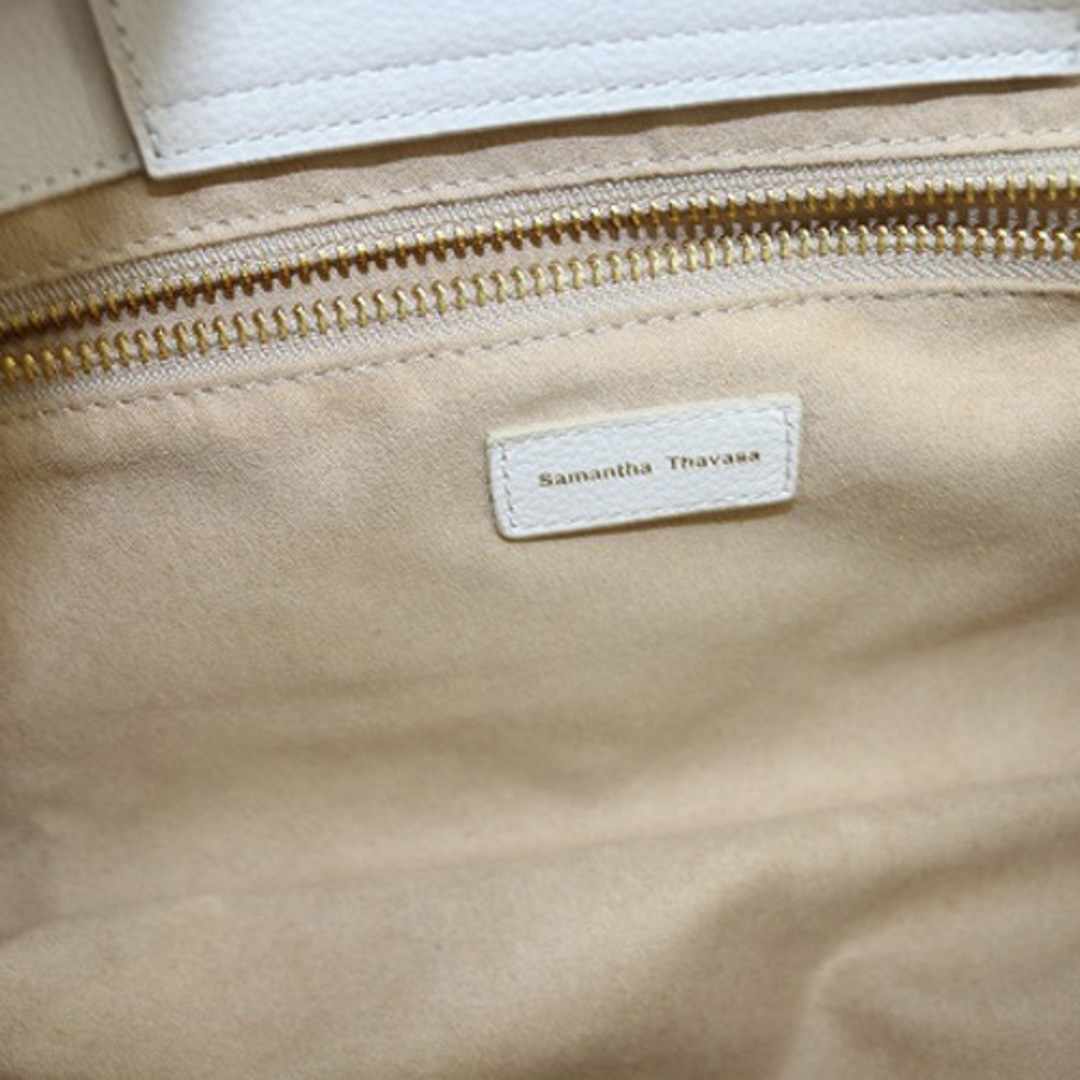 Samantha Thavasa(サマンサタバサ)のサマンサタバサ アンバー ハンドバッグ ショルダーバッグ ハンドバッグ 白 レディースのバッグ(ショルダーバッグ)の商品写真