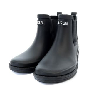 エーグル(AIGLE)のエーグル カーヴィル2 レインブーツ ショートブーツ 24cm 黒(レインブーツ/長靴)