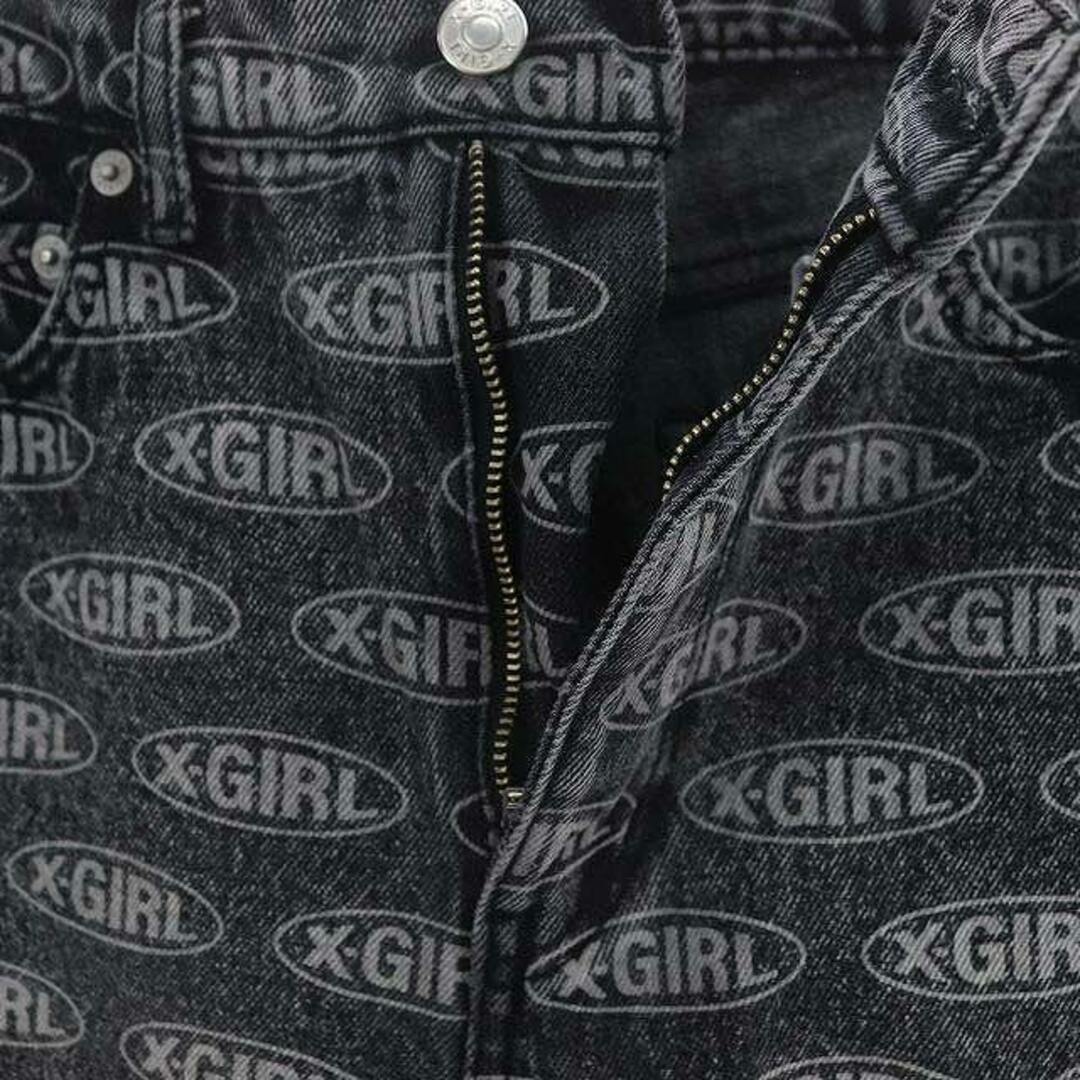 X-girl(エックスガール)のエックスガール 22SS OVAL LOGO DENIM PANTS パンツ レディースのパンツ(デニム/ジーンズ)の商品写真