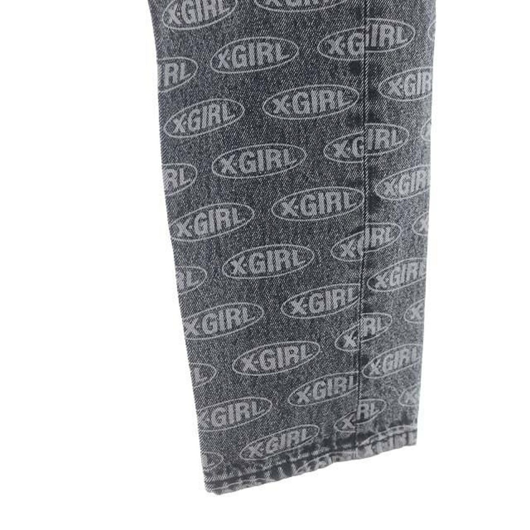X-girl(エックスガール)のエックスガール 22SS OVAL LOGO DENIM PANTS パンツ レディースのパンツ(デニム/ジーンズ)の商品写真