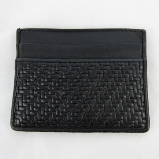 エルメネジルドゼニア(Ermenegildo Zegna)のErmenegildo Zegna カードケース カードホルダー 名刺入れ 黒(名刺入れ/定期入れ)