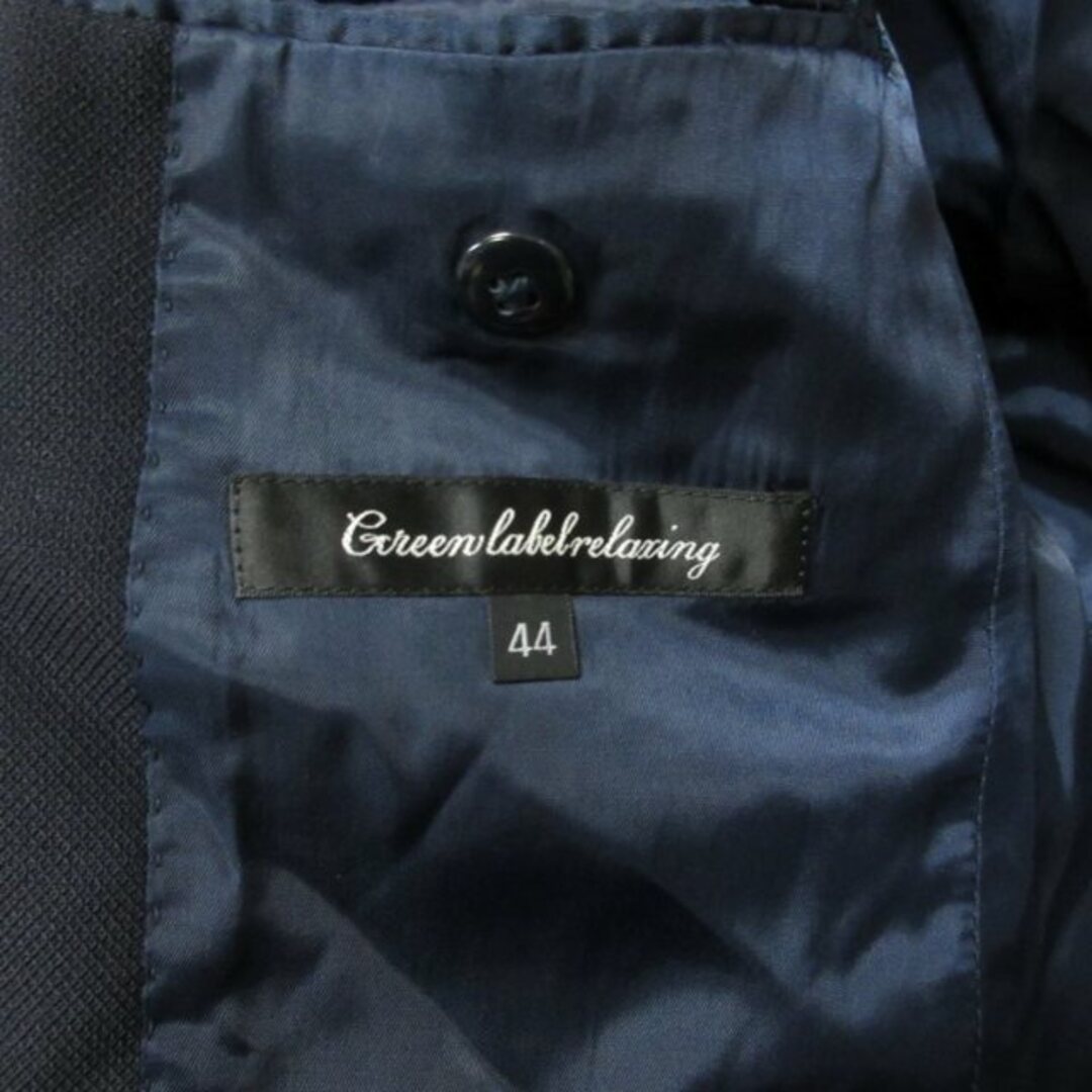 UNITED ARROWS green label relaxing(ユナイテッドアローズグリーンレーベルリラクシング)のグリーンレーベルリラクシング テーラードジャケット 紺 44 約L IBO47 メンズのジャケット/アウター(テーラードジャケット)の商品写真