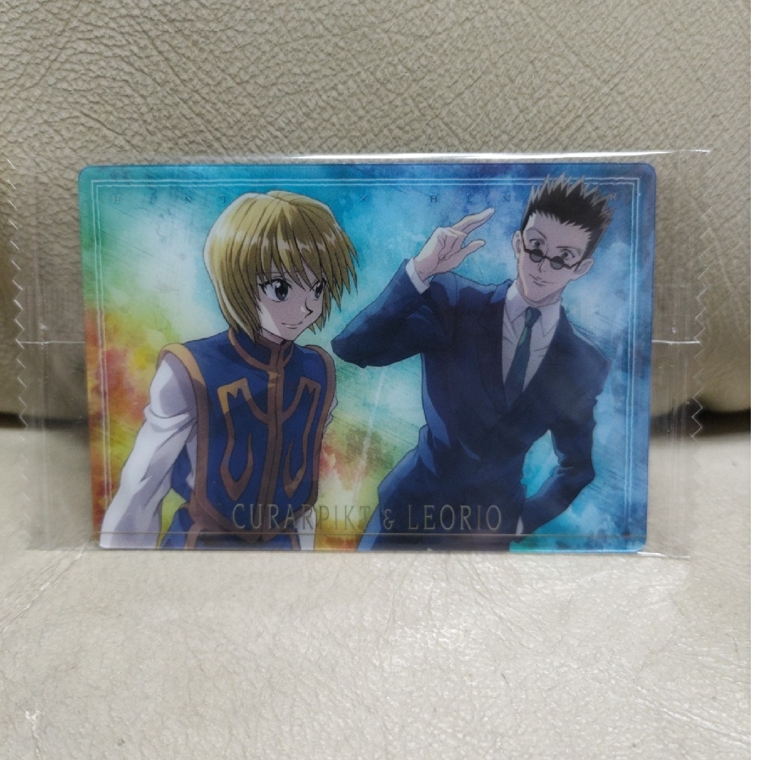 BANDAI(バンダイ)のイタジャガ HUNTER×HUNTER クラピカ＆レオリオカード エンタメ/ホビーのアニメグッズ(カード)の商品写真