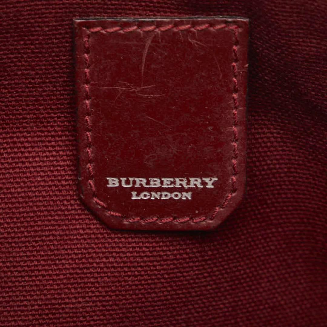 BURBERRY(バーバリー)のバーバリー チェック ポーチ ミニハンドバッグ デニム レディース BURBERRY 【1-0126973】 レディースのファッション小物(ポーチ)の商品写真