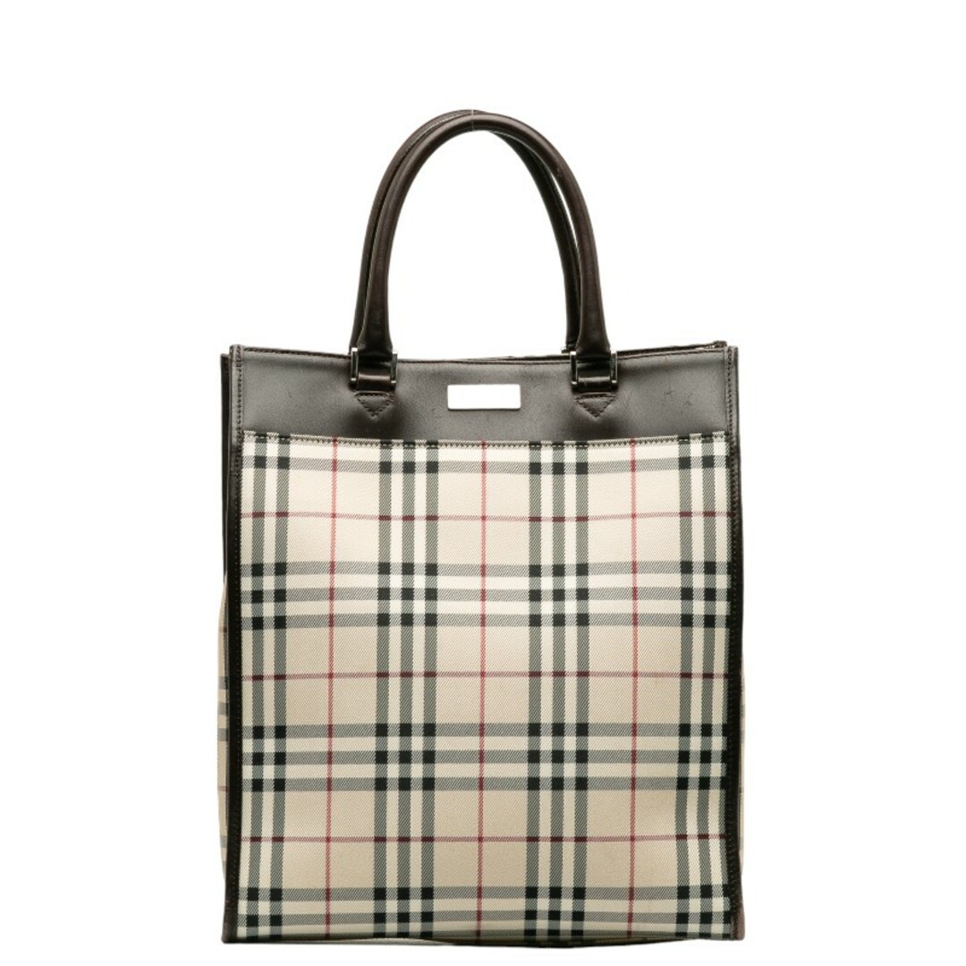 BURBERRY(バーバリー)のバーバリー ノバチェック ハンドバッグ トートバッグ キャンバス レディース BURBERRY 【1-0127774】 レディースのバッグ(ハンドバッグ)の商品写真