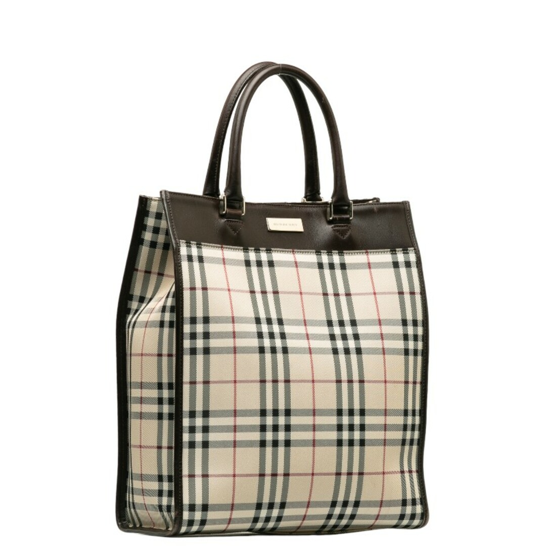 BURBERRY(バーバリー)のバーバリー ノバチェック ハンドバッグ トートバッグ キャンバス レディース BURBERRY 【1-0127774】 レディースのバッグ(ハンドバッグ)の商品写真