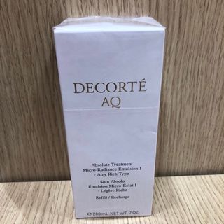 コスメデコルテ(COSME DECORTE)の◆AQ アブソリュート エマルジョン マイクロラディアンス Ⅰ 付けかえ用(乳液/ミルク)