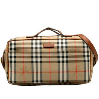 バーバリー(BURBERRY)のバーバリー ノバチェック シャドーホース ハンドバッグ ショルダーバッグ 2WAY キャンバス レディース BURBERRY 【1-0136033】(ショルダーバッグ)