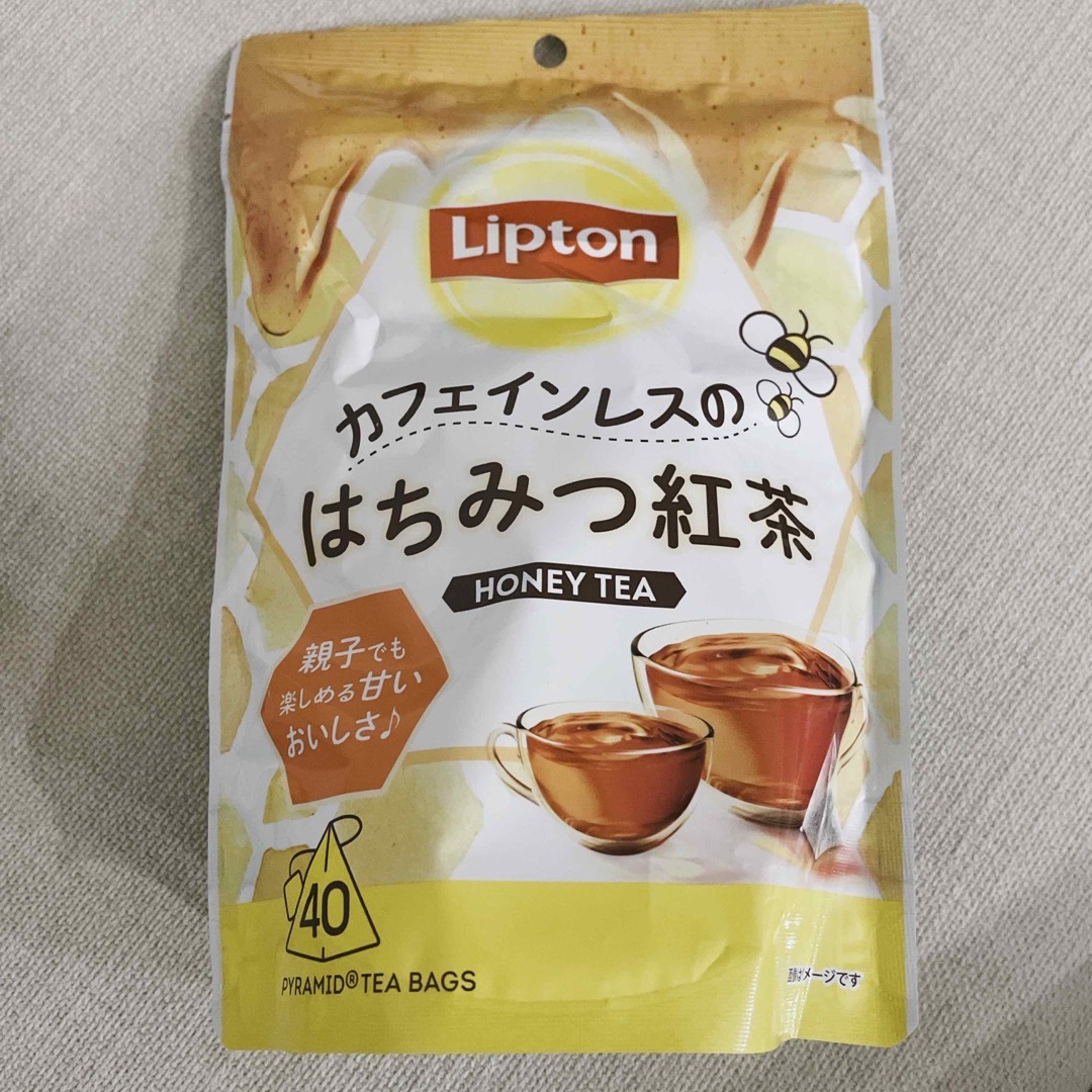 リプトン(リプトン)のリプトン　カフェインレス　はちみつ紅茶　40バッグ入り　1袋　未開封 食品/飲料/酒の飲料(茶)の商品写真