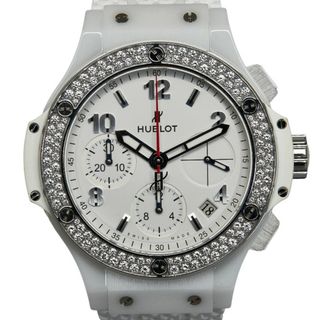 ウブロ(HUBLOT)の美品 ウブロ ビッグバン 腕時計 342.SE.230.RW.114 自動巻き ホワイト文字盤 ステンレススチール メンズ HUBLOT 【230-39378】(腕時計(アナログ))