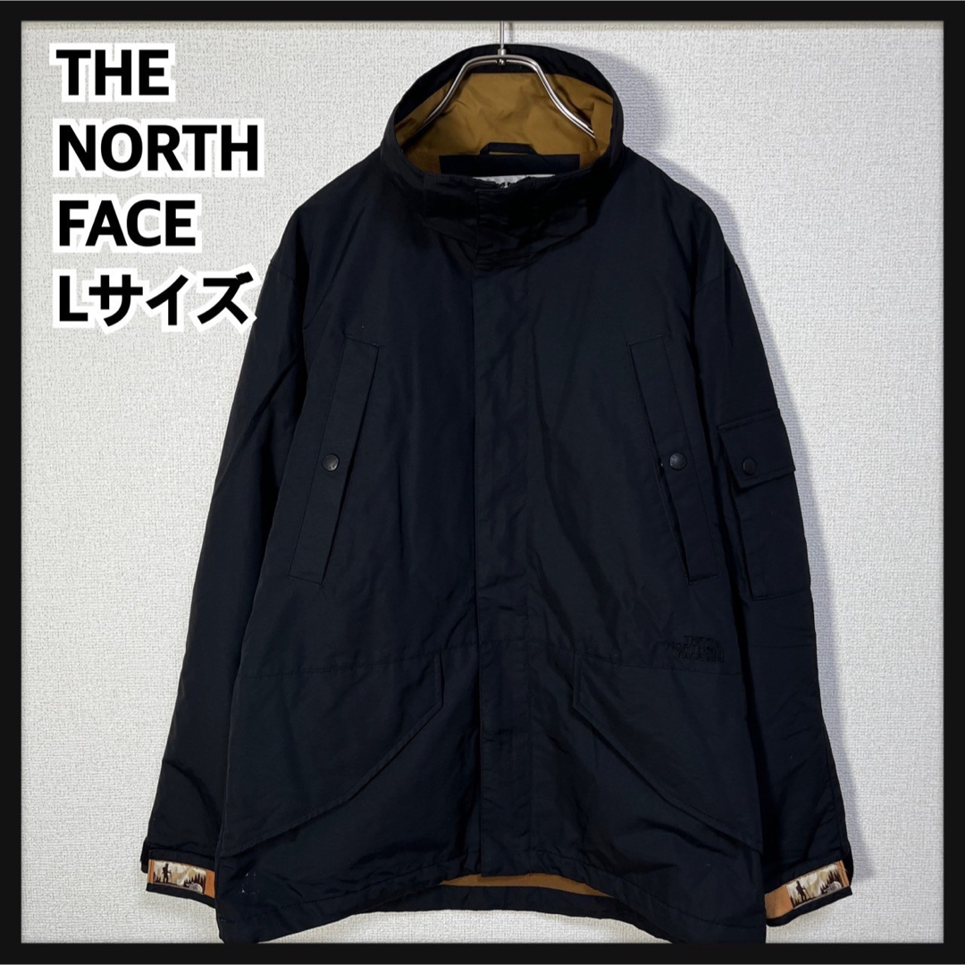 THE NORTH FACE(ザノースフェイス)の【ノースフェイス】マウンテンパーカー　刺繍　ワンポイント　ブラックブラウン2K メンズのジャケット/アウター(マウンテンパーカー)の商品写真