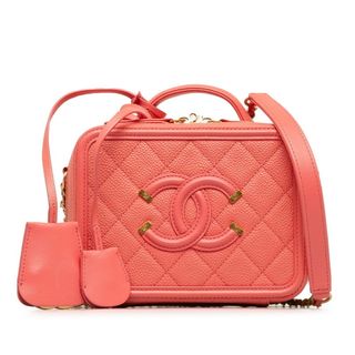 シャネル(CHANEL)の美品 シャネル マトラッセ ココマーク CCフィグリー ハンドバッグ ショルダーバッグ 2WAY キャビアスキン レディース CHANEL 【228-39773】(ハンドバッグ)