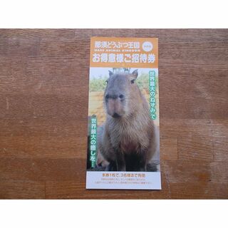 那須どうぶつ王国　招待券 （８８００円分）(動物園)