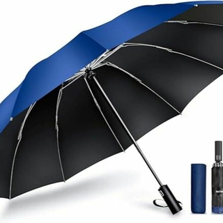 折りたたみ傘 ワンタッチ 自動開閉 メンズ傘 大きい 耐風 撥水 晴雨兼用 (傘)