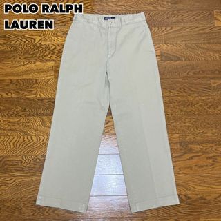 ポロラルフローレン(POLO RALPH LAUREN)の80s POLO RALPH LAUREN チノパン ポロチノ ベージュ 樫山(チノパン)