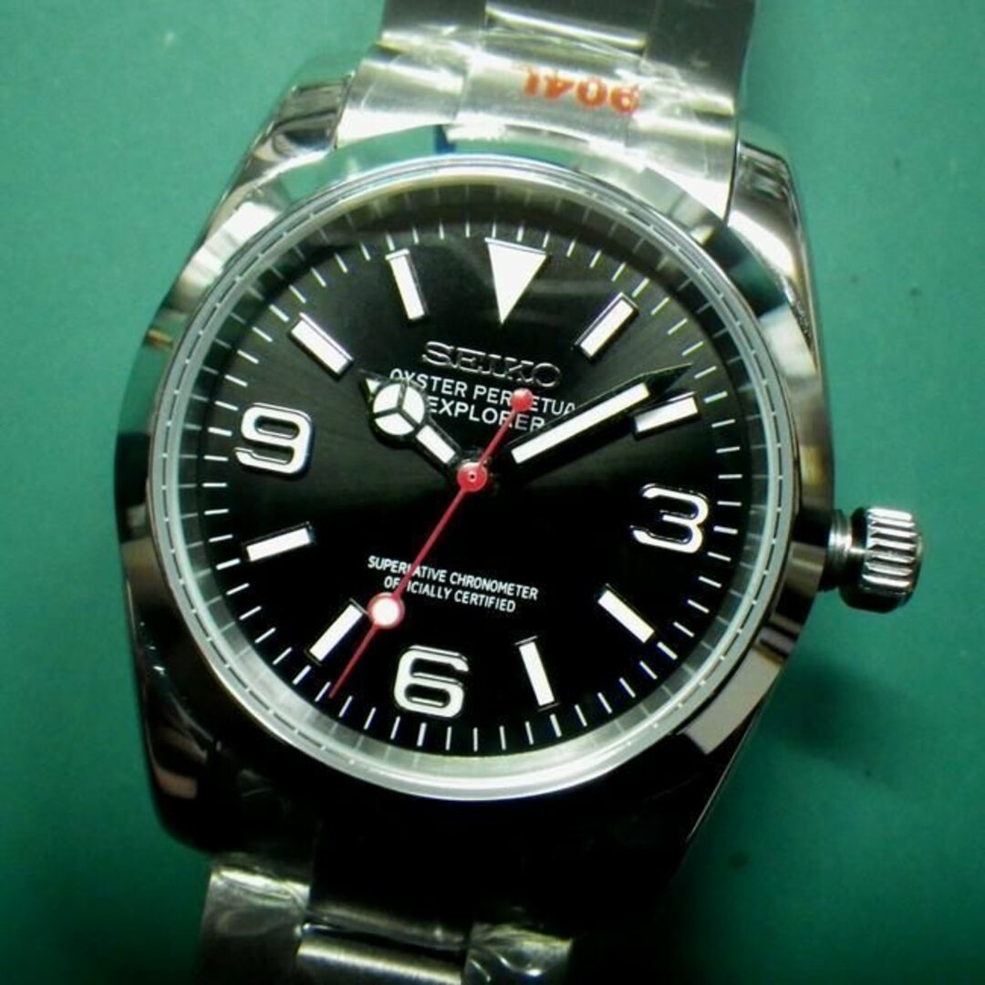 NH35 MOD 自動巻時計 36mm EXPLORER型 エクスプローラー型 NH35 MOD 自動巻時計 36mm EXPLORER型 エクスプローラー型