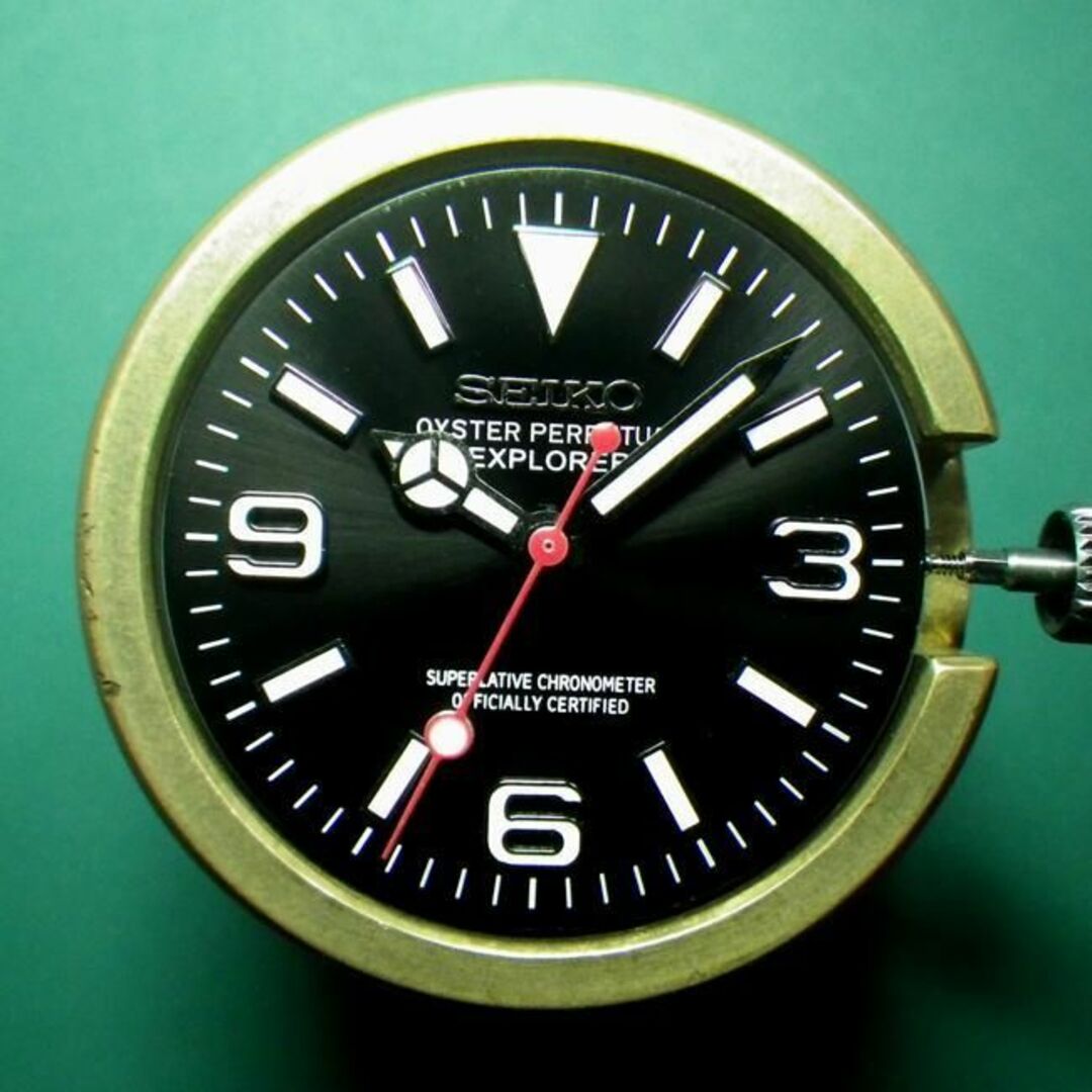 NH35 MOD 自動巻時計 36mm EXPLORER型 エクスプローラー型 NH35 MOD 自動巻時計 36mm EXPLORER型 エクスプローラー型