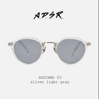 エーディーエスアール(A.D.S.R.)の【同梱】 SATCHMO silverlt.Gray & Gold lt.bro(サングラス/メガネ)