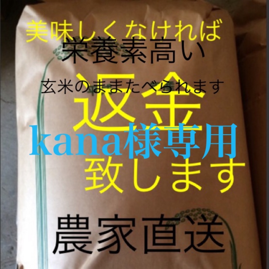 kana様専用　無農薬　純こしひかり10㎏ 5分精米 食品/飲料/酒の食品(米/穀物)の商品写真