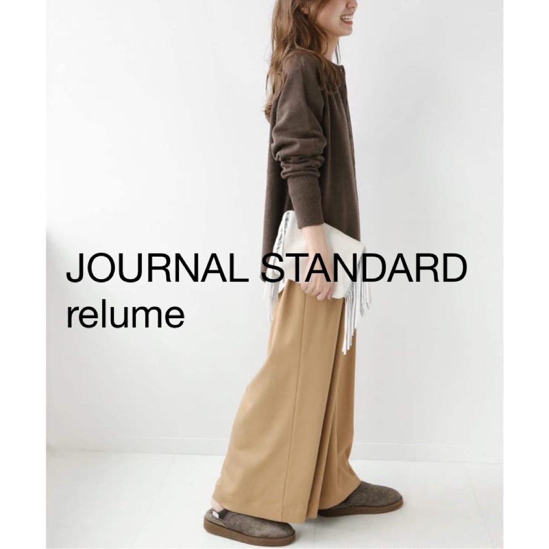 JOURNAL STANDARD relume(ジャーナルスタンダードレリューム)のJOURNAL STANDARD relume ツイルタックギャザーパンツ レディースのパンツ(カジュアルパンツ)の商品写真