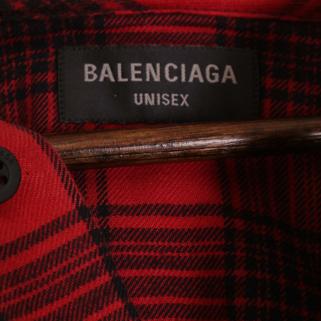 Balenciaga(バレンシアガ)のバレンシアガ 【新品同様/国内正規/23年製】746369 オーバーサイズフーデッドシャツ/ 1 メンズのトップス(シャツ)の商品写真