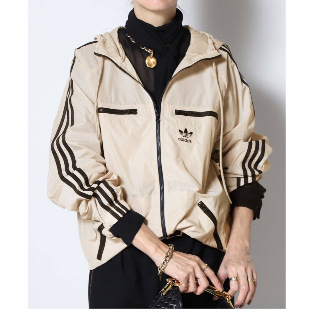 DEUXIEME CLASSE(ドゥーズィエムクラス)の美品 【ADIDAS/アディダス】ZIP ブルゾン Lサイズ レディースのジャケット/アウター(ブルゾン)の商品写真