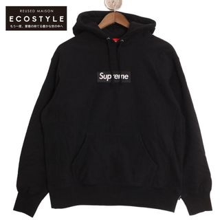 シュプリーム(Supreme)のシュプリーム ﾌﾞﾗｯｸ ﾎﾞｯｸｽﾛｺﾞ ﾌｰﾃﾞｨ-ﾊﾟｰｶ S(その他)