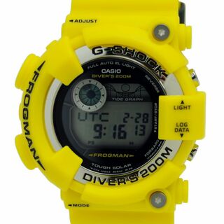 カシオ(CASIO)のカシオ/CASIO/メンズ時計/Gショック/フロッグマン/SS×樹脂/タフソーラー/イエロー/GF-8250-9JF【MW1586】(腕時計(デジタル))