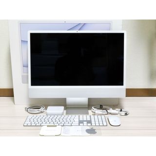 マック(Mac (Apple))のCTO M1 iMac 24インチ　メモリ16GB SSD1TB シルバーAC＋(デスクトップ型PC)