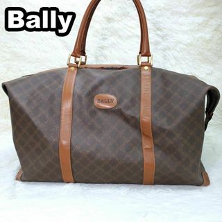 Bally - バリー　イタリア製　PVCレザー　旅行　Bロゴ　総柄　良品　大容量