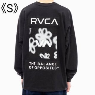 ルーカ(RVCA)の[新品] RVCA ルーカ 長袖Tシャツ バックプリント ロンT フローラル S(Tシャツ/カットソー(七分/長袖))