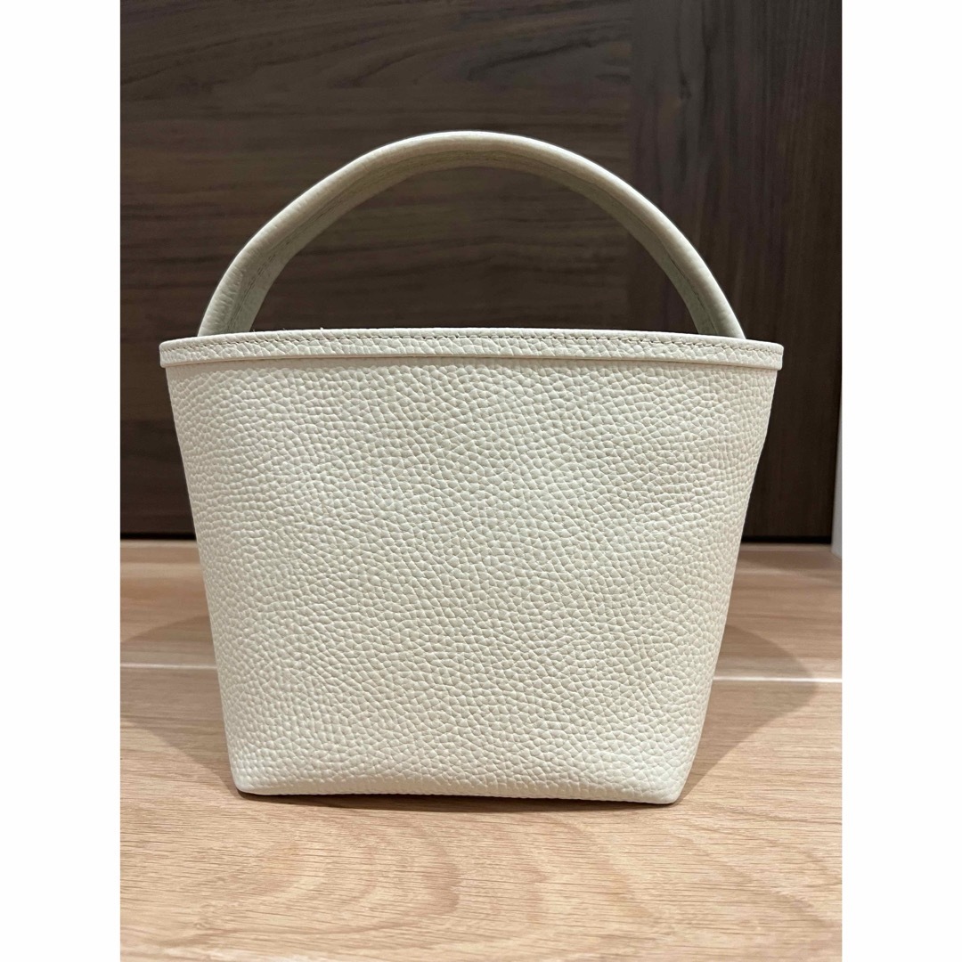 ch!iii Bag レザーバスケット ホワイト chiiiibag ホワイトレザー