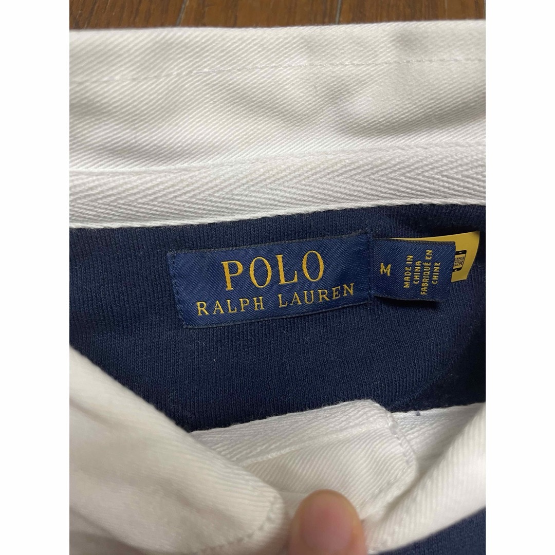 POLO RALPH LAUREN(ポロラルフローレン)のラルフローレン　ラガーシャツ　スウェット　センターポケット　マルチカラートップス メンズのトップス(Tシャツ/カットソー(七分/長袖))の商品写真