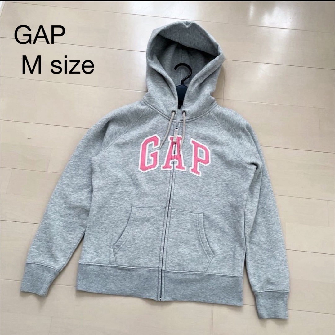 GAP(ギャップ)のGAP ジップアップパーカー　スウェットパーカー 裏起毛 (訳あり) レディースのトップス(パーカー)の商品写真