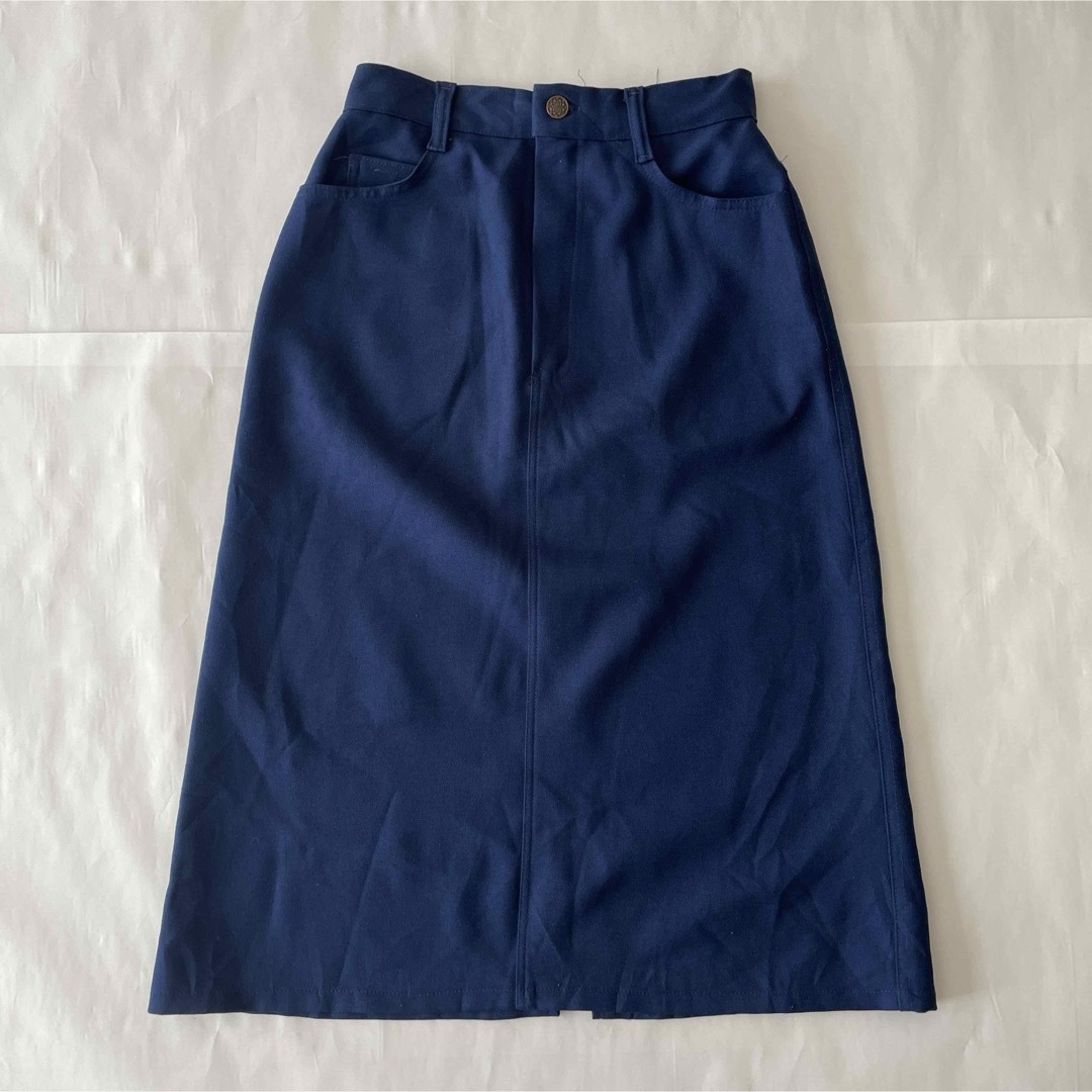 スカート 古着 Montgomery ward 70’s ネイビー 【S】 レディースのスカート(ひざ丈スカート)の商品写真