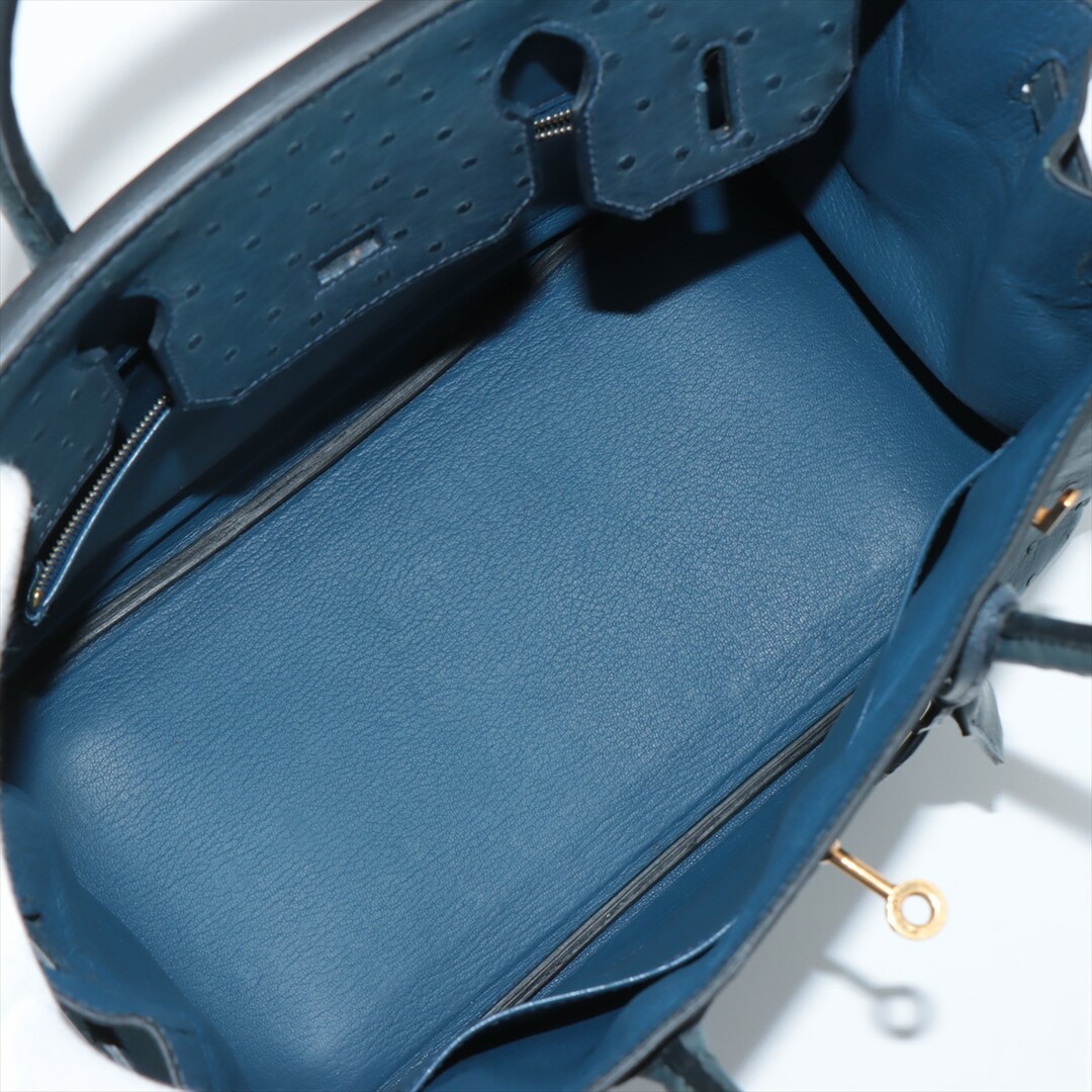 Hermes(エルメス)のエルメス バーキン30 オーストリッチ  ブルーアイリス レディース ハン レディースのバッグ(ハンドバッグ)の商品写真