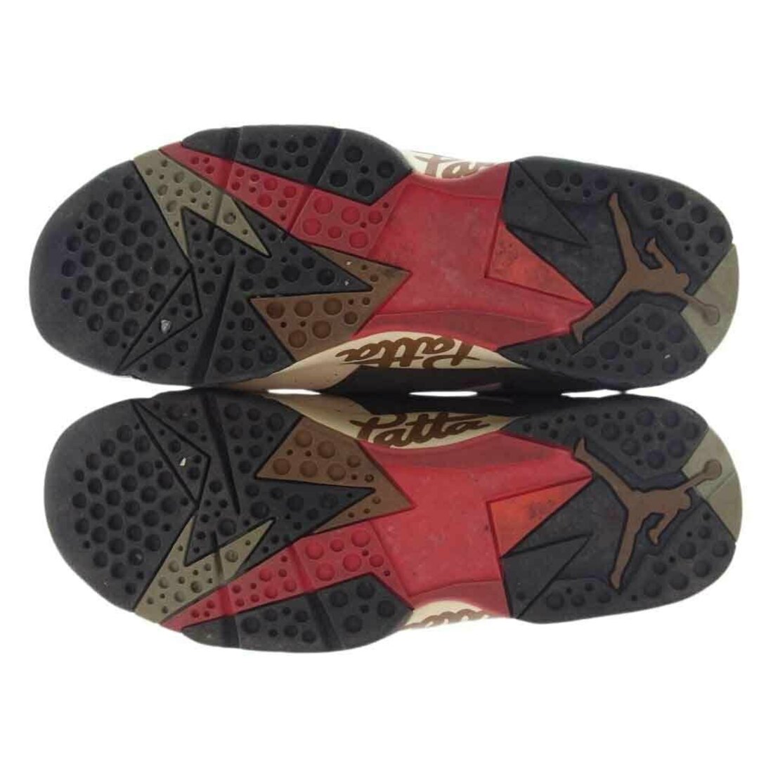 NIKE(ナイキ)のNIKE ナイキ スニーカー AT3375-200 × Patta Air Jordan 7 OG Brown パタ エアジョーダン7 OG ブラウン マルチカラー系 29cm【中古】 メンズの靴/シューズ(スニーカー)の商品写真