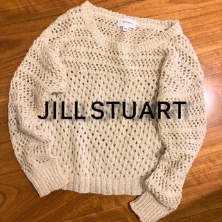 ジルスチュアート(JILLSTUART)のJILLSTUART✧̣̥̇‧ジルスチュアート✦ラメ混 長袖　ニット 美品(ニット/セーター)