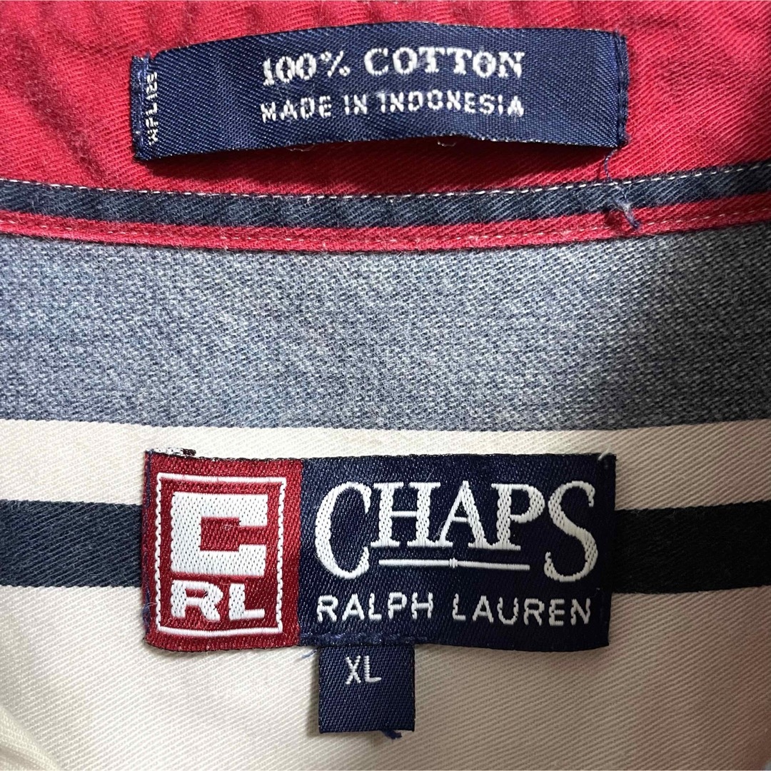 Ralph Lauren(ラルフローレン)の90s CHAPS RALPH LAUREN 半袖シャツ　メンズXLサイズ メンズのトップス(シャツ)の商品写真